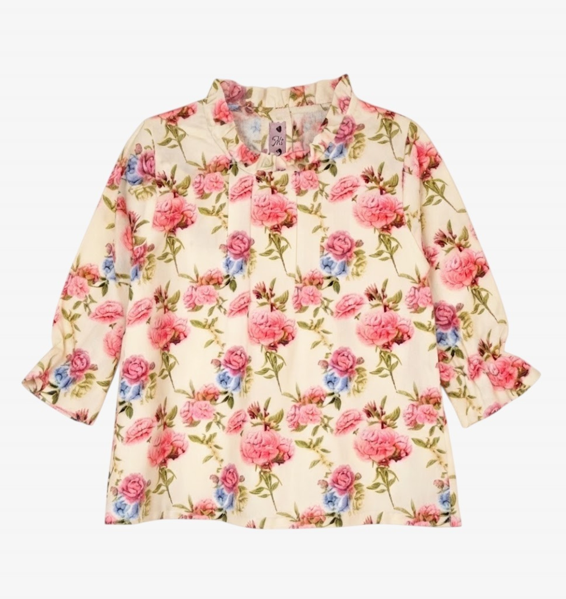 floral blouse