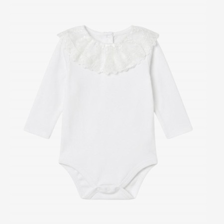 white Body / T-shirt with tulle white Body / T-shirt with tulle