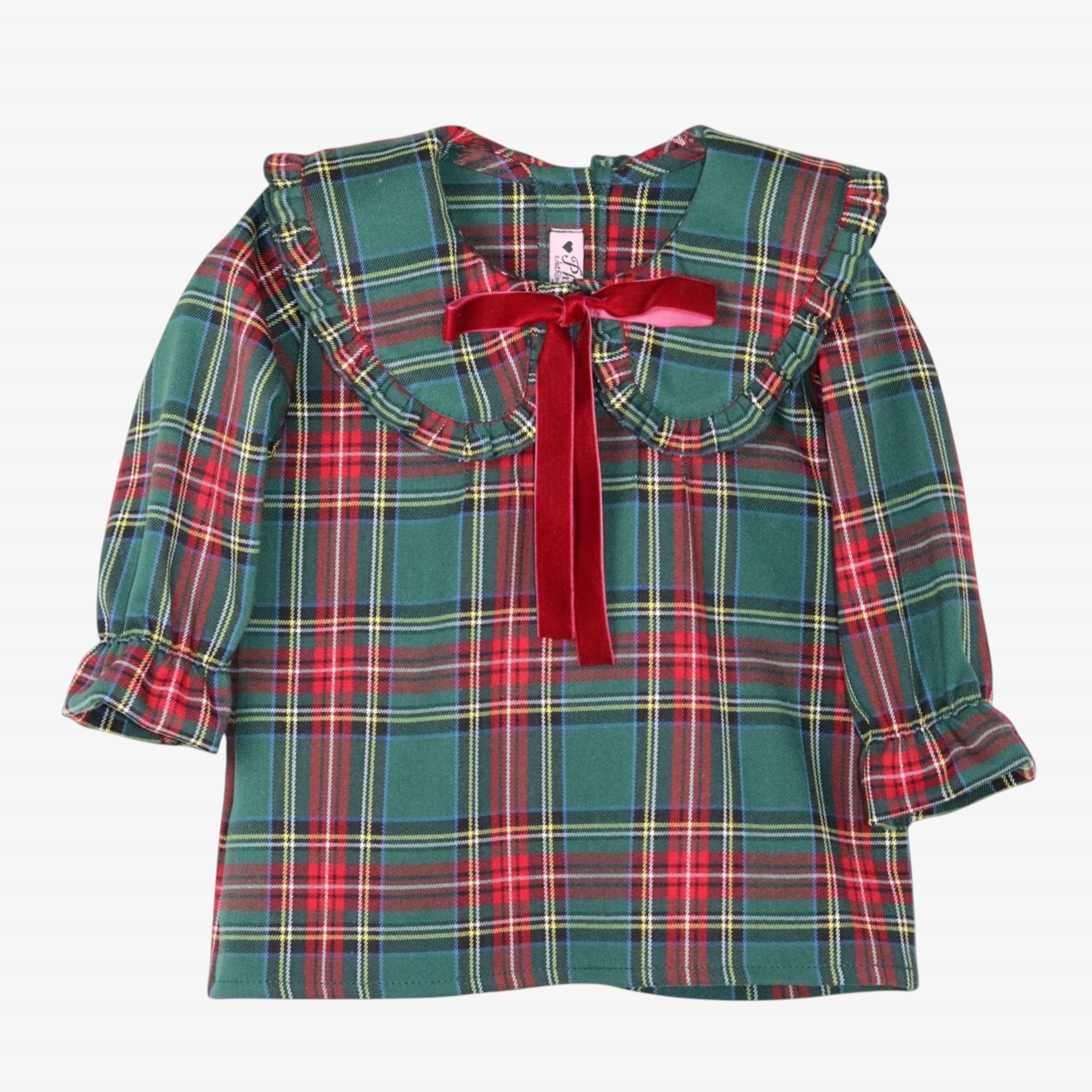 Green plaid shirt