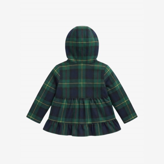 Green plaid tunic