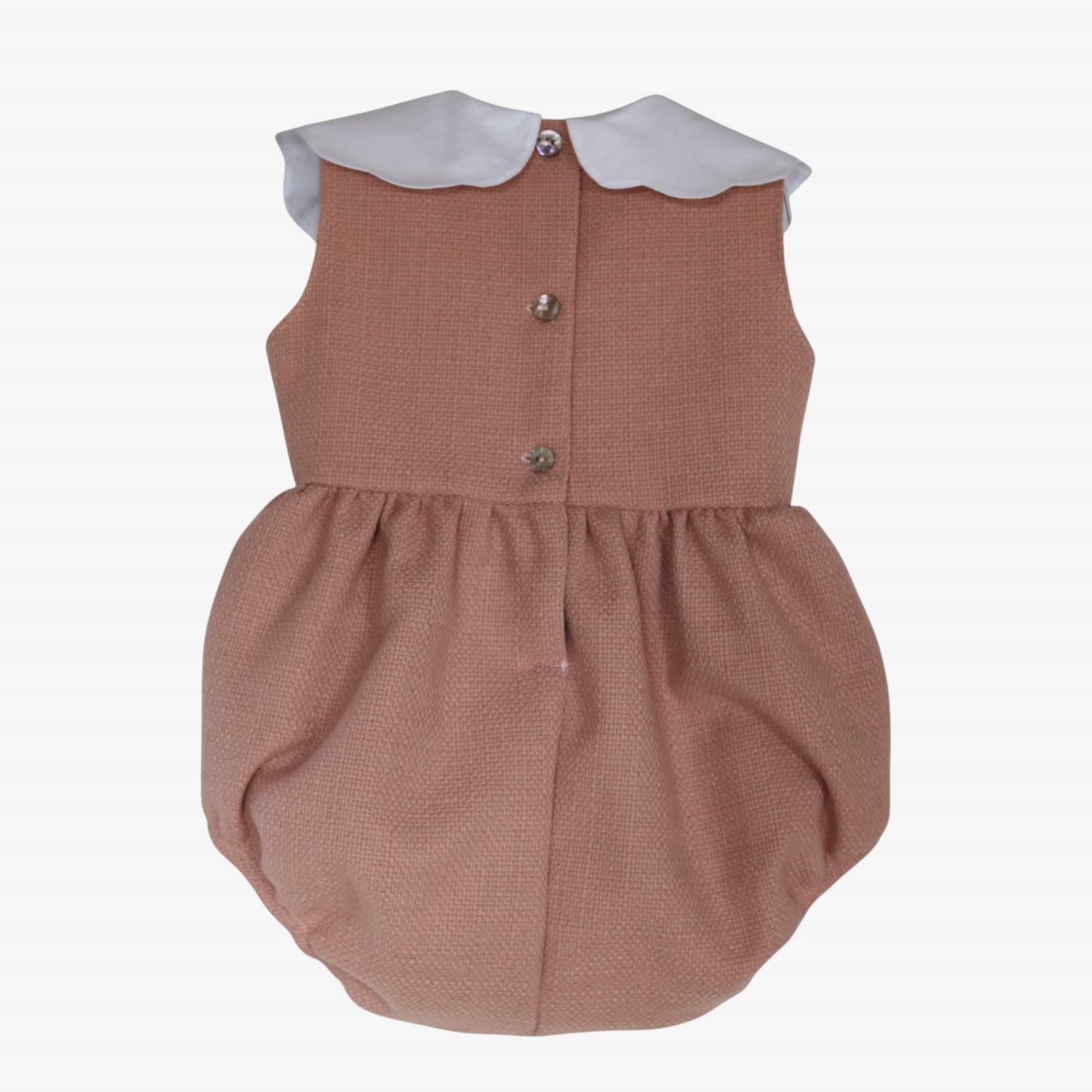Barboteuse Tweed saumon