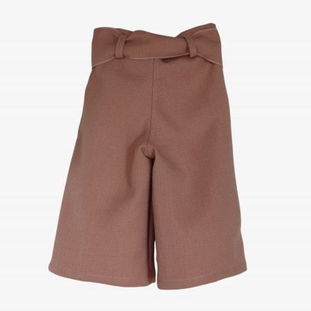 pantalon en tweed saumon