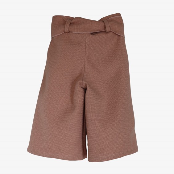 pantalon en tweed saumon