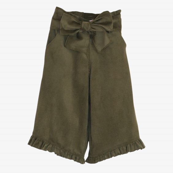 pantalon en velours c�tel� vert olive
