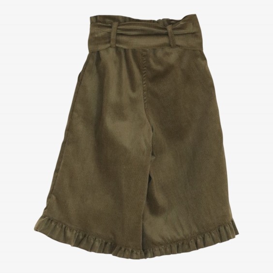 pantalon en velours c�tel� vert olive
