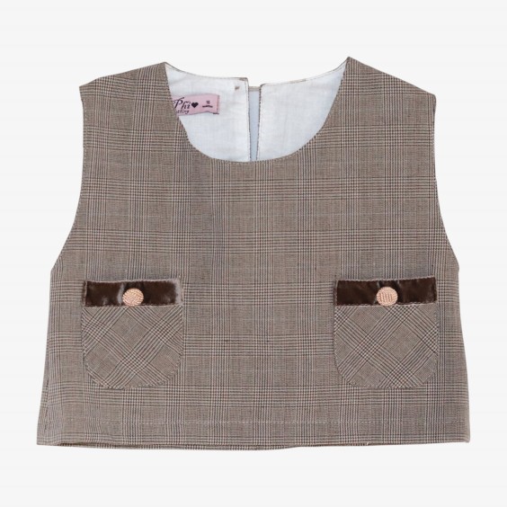 brown plaid shirt