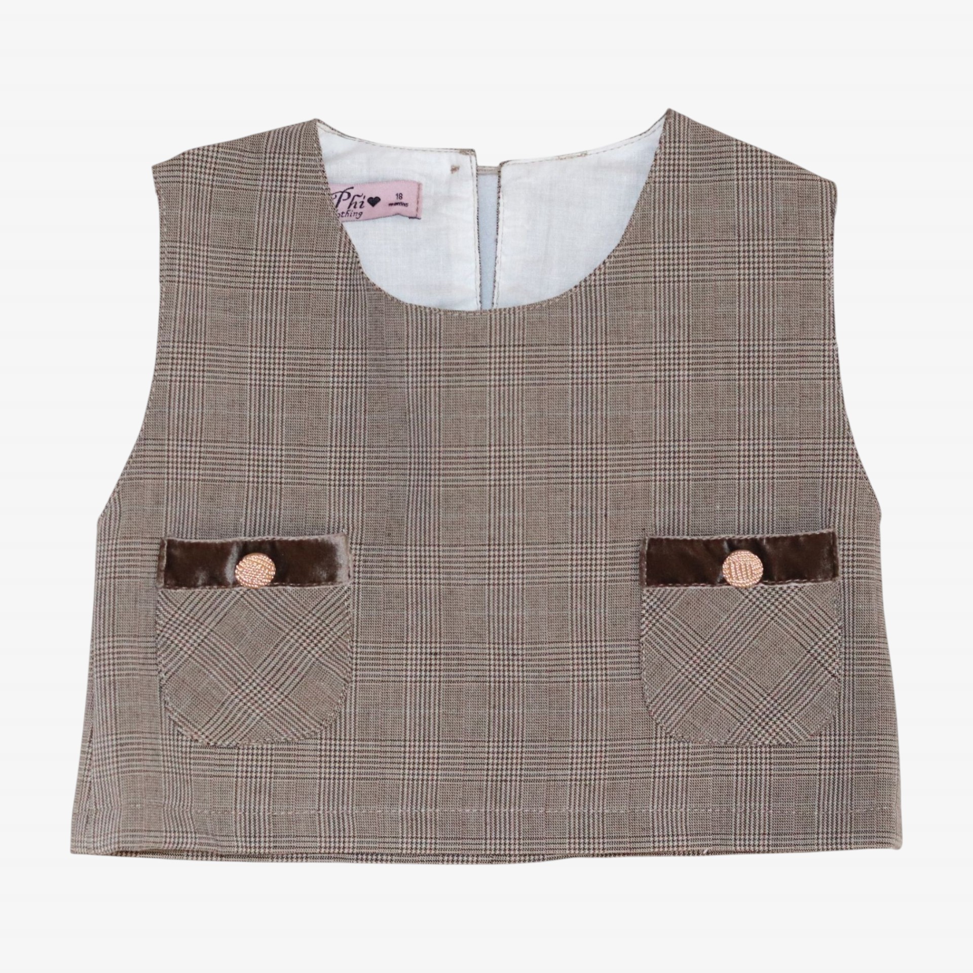 brown plaid shirt