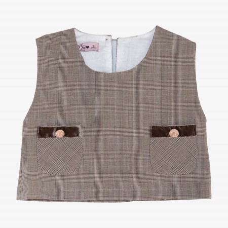 brown plaid shirt