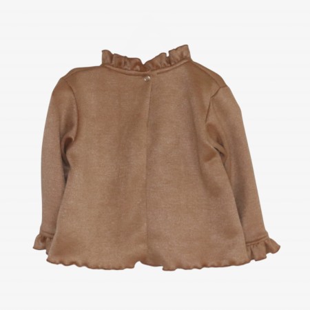 Camel Jumper with black bow