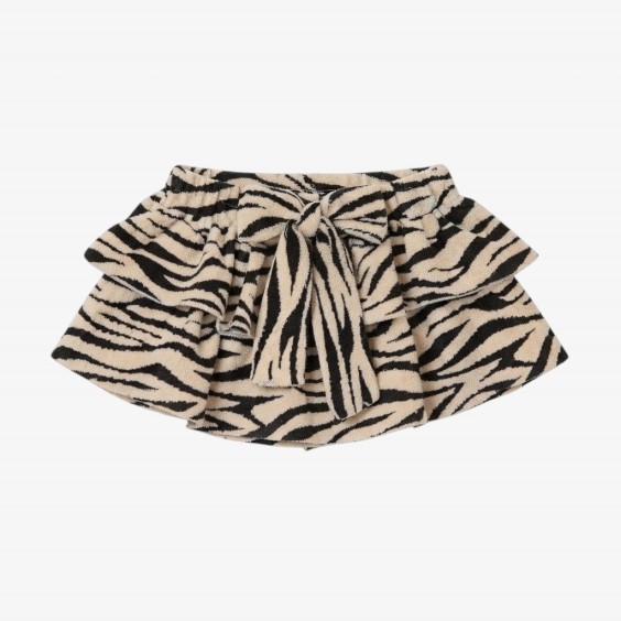 Zebra print skort