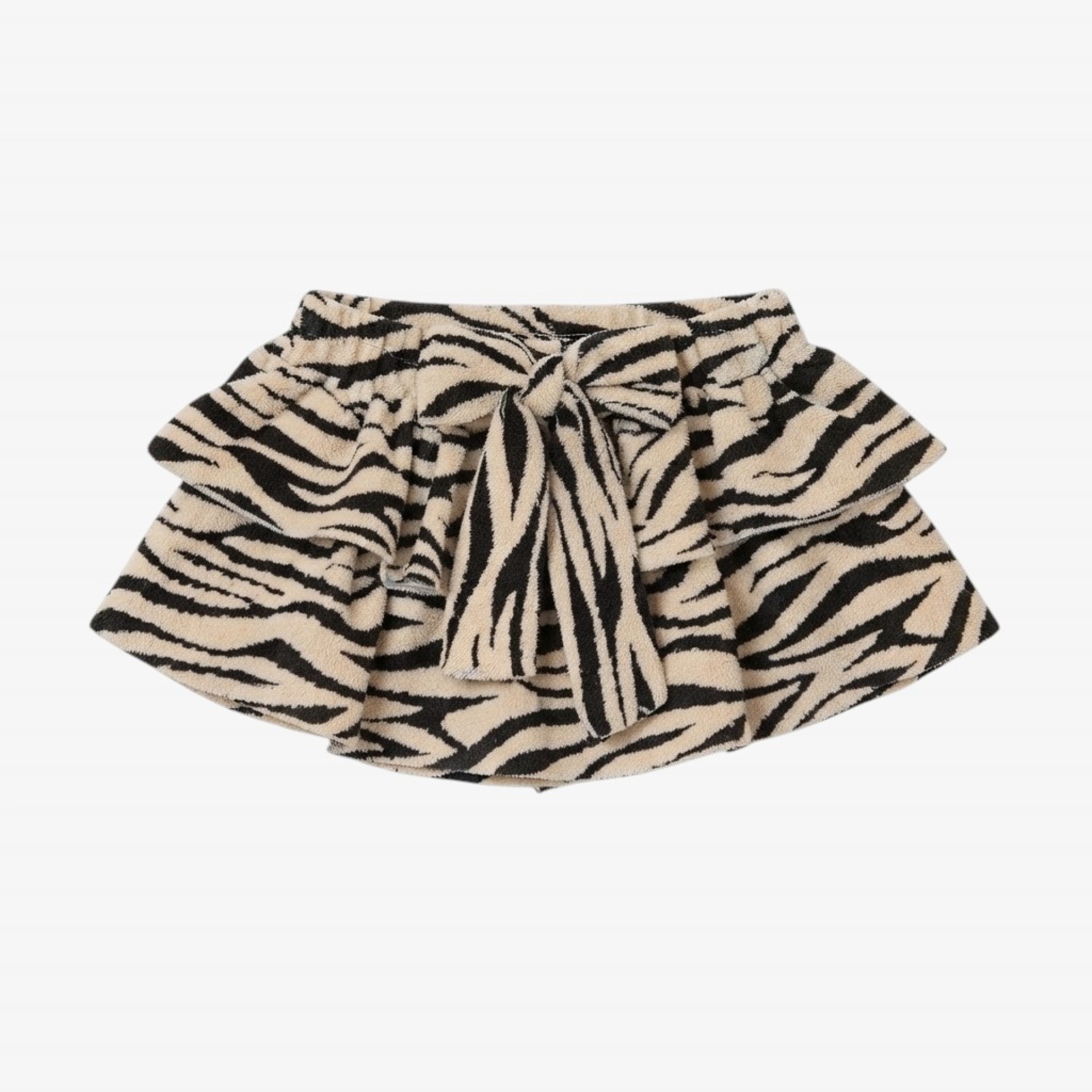 Jupe-short à imprimé zèbre