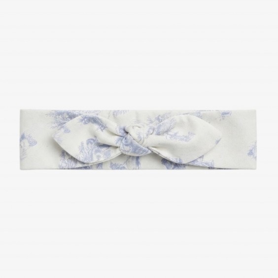Fita de cabelo toile de jouy azul Fita de cabelo toile de jouy azul