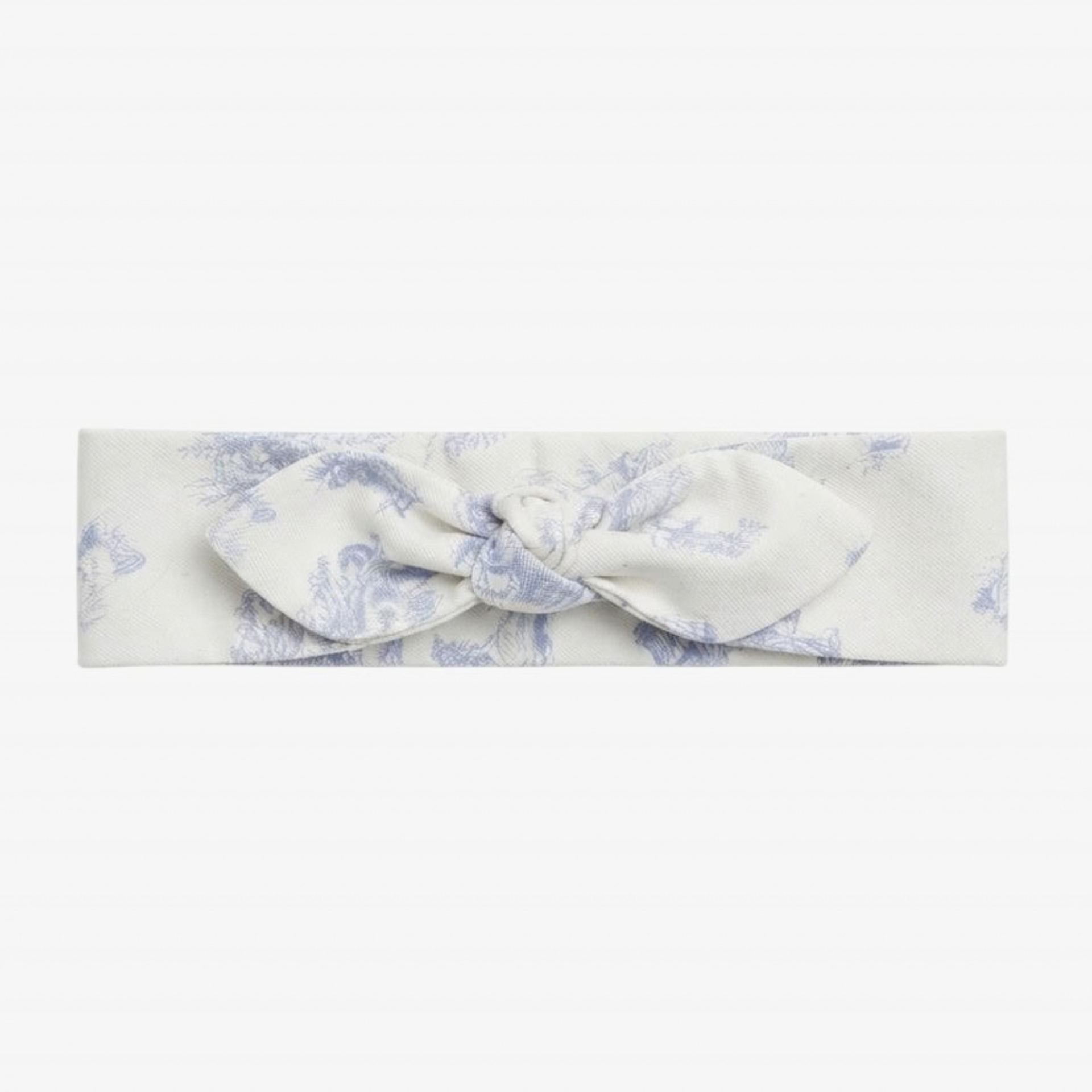 Fita de cabelo toile de jouy azul