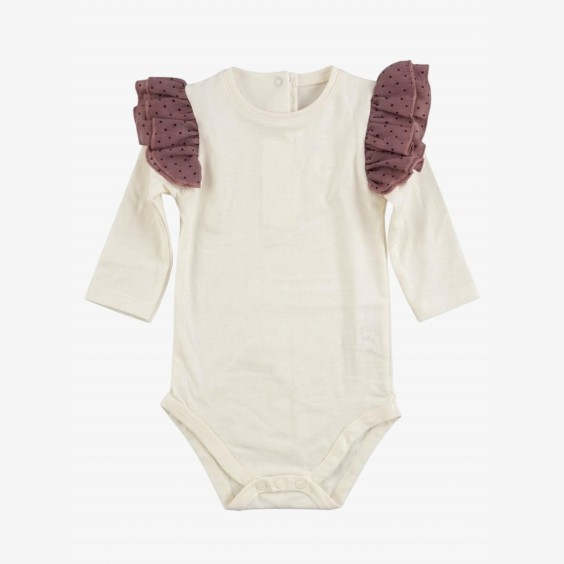 Body / T-shirt com tule pintas