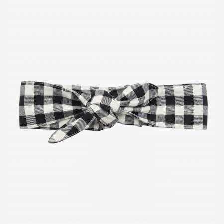 Black and white checkered hairband Black and white checkered hairband
