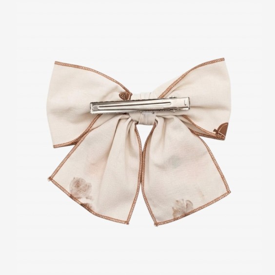 Hair bow with acorns
