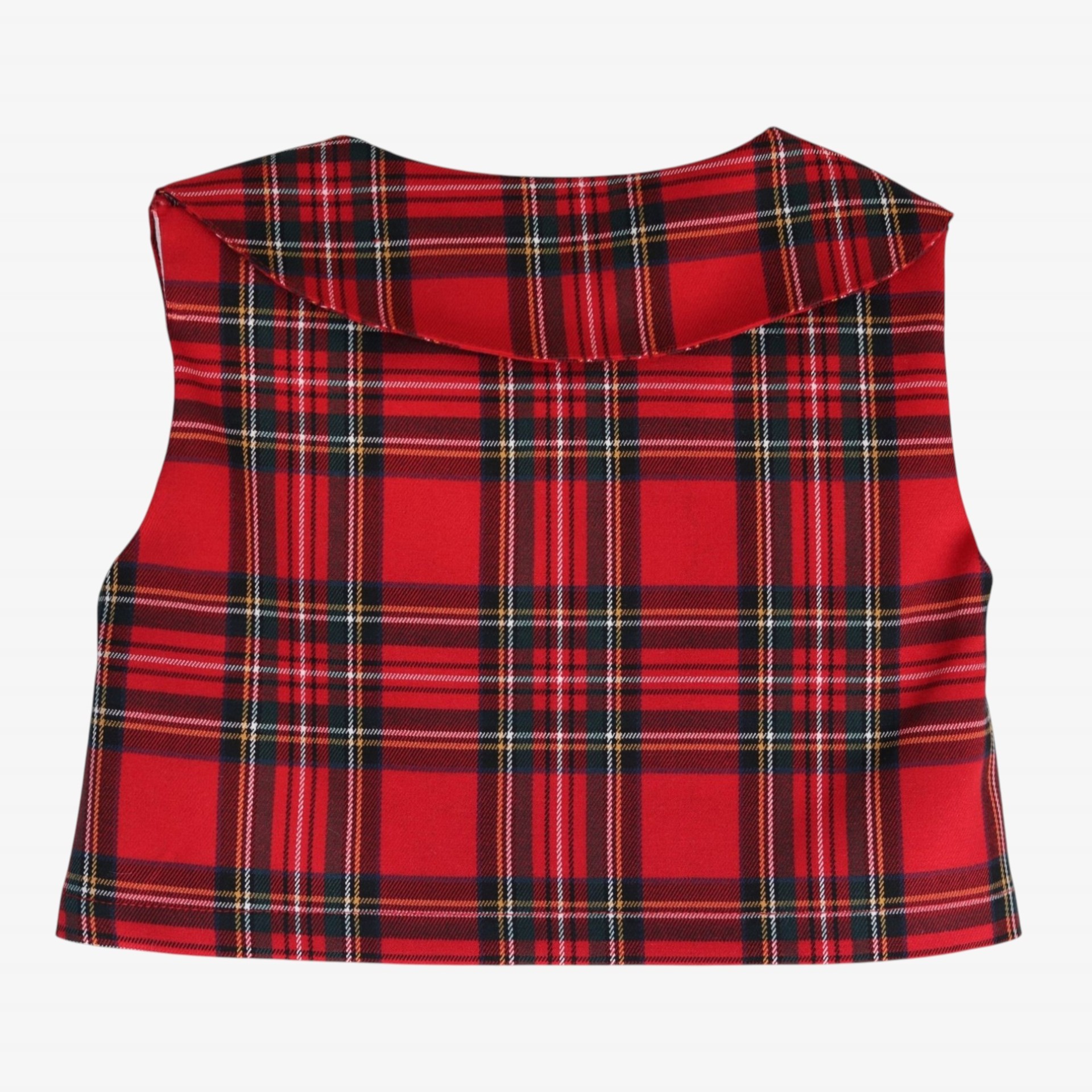 Red plaid vest