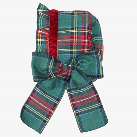 Green checkered bonnet