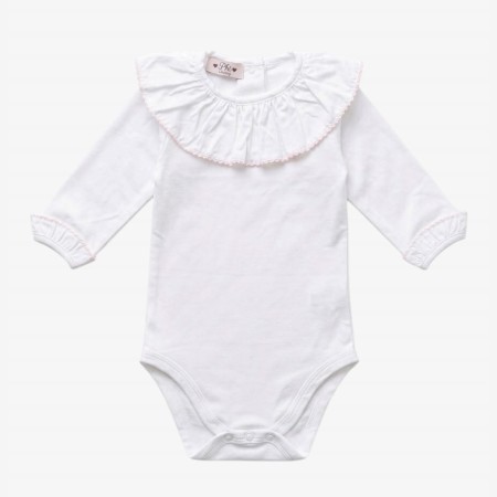 Body / T-shirt collar with pink picket