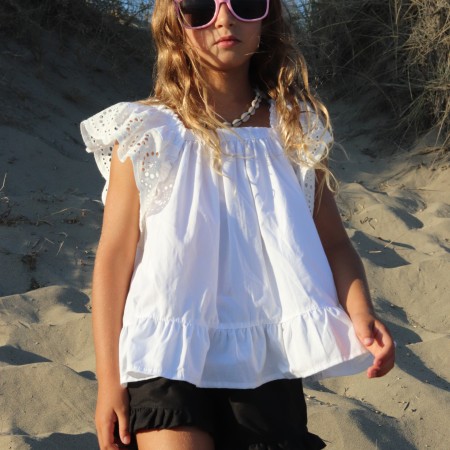 Short en lin noir Short en lin noir