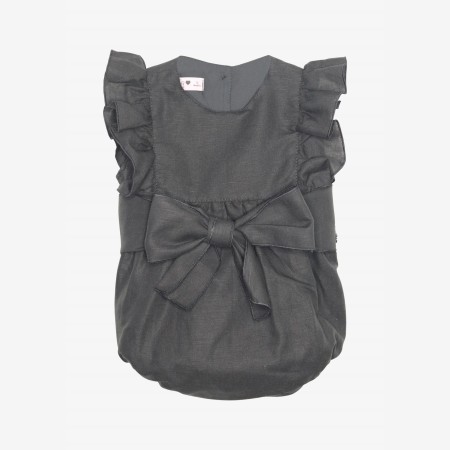 Black linen romper Black linen romper