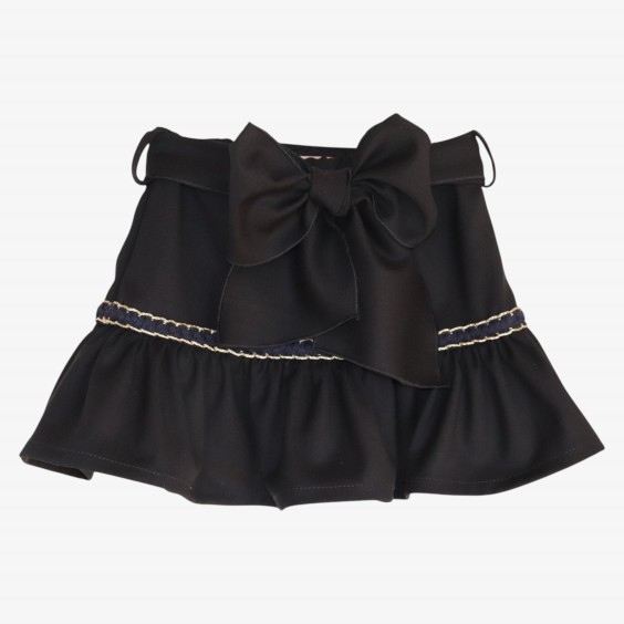 Blue skirt with gold trim